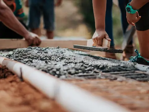 Concrete finishing