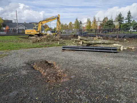 Concrete pour